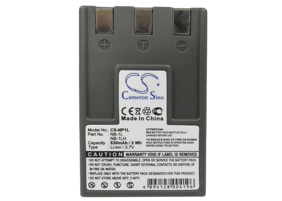Canon Digital IXUS 200a Digital IXUS 300 Digital IXUS 300a Digital IXUS 320 Digital IXUS 330 Digital IXUS 400 Digital IXUS  Camera Replacement Battery-5