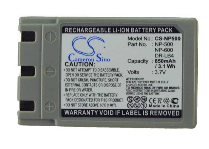 Konica Revio KD-310 Revio KD-310Z Revio KD-400Z Revio KD-410Z Revio KD-420Z Revio KD-500Z Revio KD-510Z Camera Replacement Battery-5