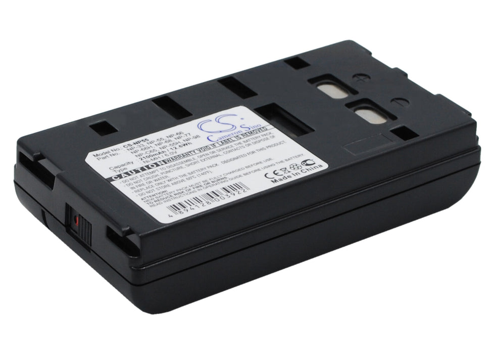 Bauer BA-610 BA-611 C-51 C-61 C-61AF C-62 C-62AF C-63AF V-61 VCC-506 VCC-602 VCC-612 VCC-612AF VCC-613 VCC-613AF VC 2100mAh Camera Replacement Battery-2