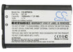 Casio Exilim EX-FH100 Exilim EX-FH100BK Exilim EX-H10 Exilim EX-H10BK Exilim EX-H15 Exilim EX-H20G Exilim EX-Z2000 Exilim E Camera Replacement Battery-5