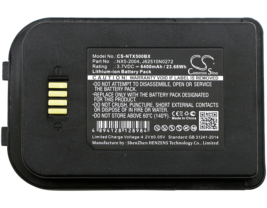Handheld Nautiz X5 eTicket 6400mAh Replacement Battery-3