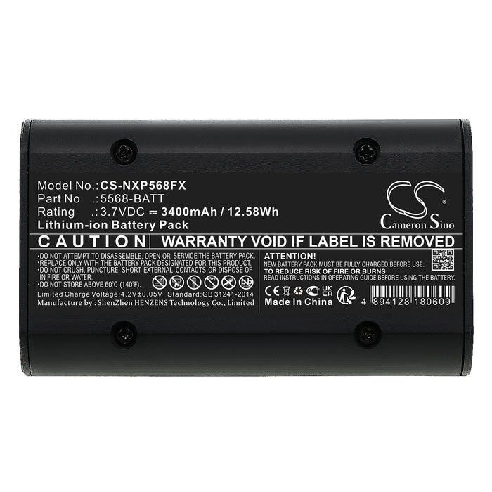 Nightstick 5566 5568 XPP-5566 XPR-5568 3400mAh Flashlight Replacement Battery