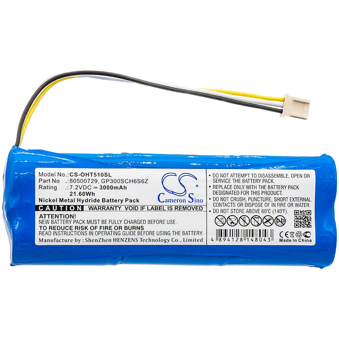 Ohaus Defender 5000 bench scale T51P T51XW Replacement Battery-3