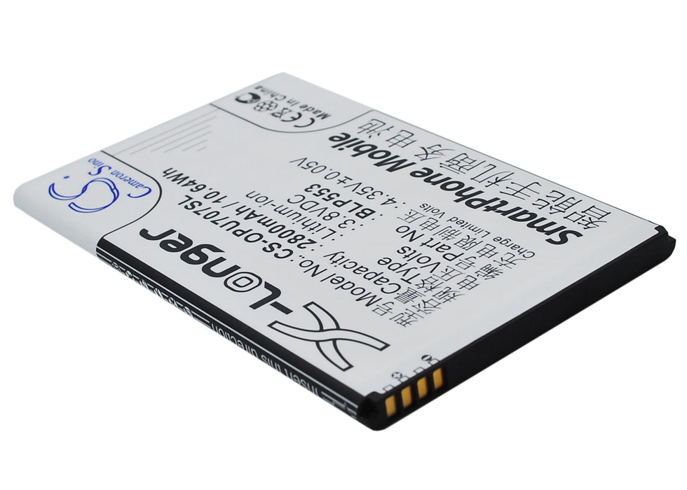 Oppo U2S U707 U707T Mobile Phone Replacement Battery-2
