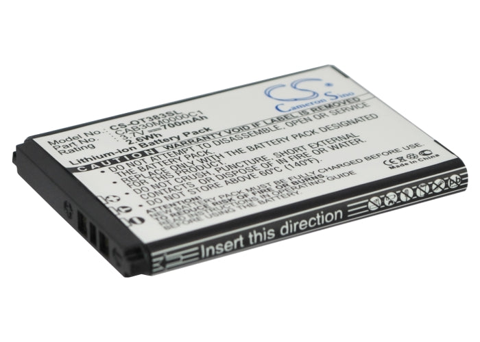 Alcatel Crystal One Touch 103 One Touch 103A One T Replacement Battery-main