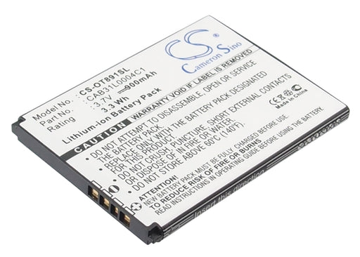 Alcatel A382G One Touch 155 One Touch 808 One Touc Replacement Battery-main