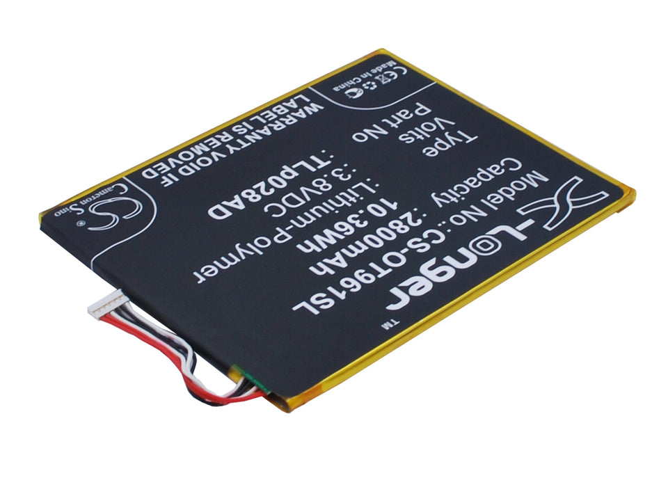 Alcatel One Touch Pixi 7 OT-9006W Mobile Phone Replacement Battery-2