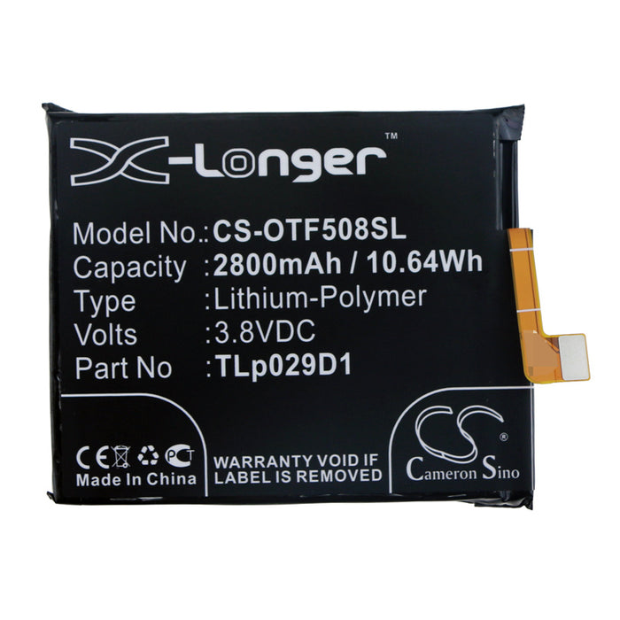 Alcatel 3 3L 5 5052D 5052W 5052Y One Touch 3 Dual Sim OT-5034 OT5052D OT-5086D Revvl 2 Revvl 2 2018 Revvl 2 5052W Mobile Phone Replacement Battery-3
