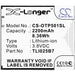 Alcatel 5011A A3 Plus Mobile Phone Replacement Battery-3