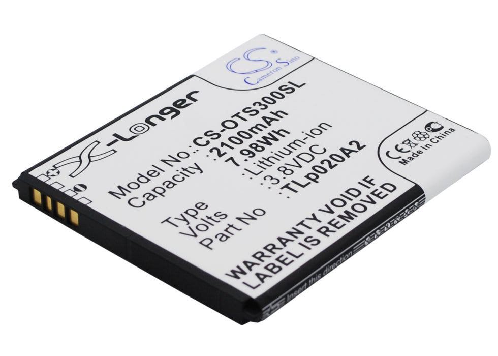 Alcatel 5065W-2DALUS2 One Touch POP S3 One Touch POP Star One Touch Pop Star 4G One Touch Pop Star 4G Dual SIM One To Mobile Phone Replacement Battery-2