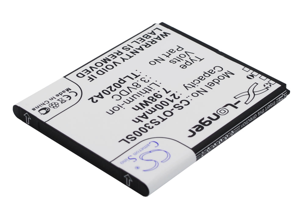 Alcatel 5065W-2DALUS2 One Touch POP S3 One Touch POP Star One Touch Pop Star 4G One Touch Pop Star 4G Dual SIM One To Mobile Phone Replacement Battery-3