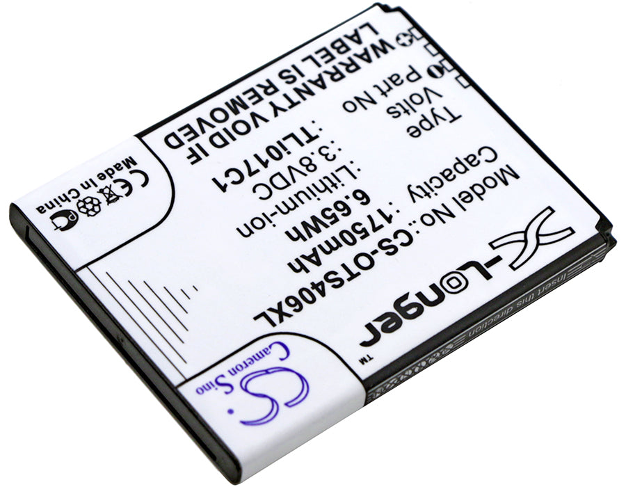 Alcatel One Touch Pop 3 4.5 One Touch Streak OT-4060 OT-4060A OT-5017 OT-5017D OT-5019 Mobile Phone Replacement Battery-2