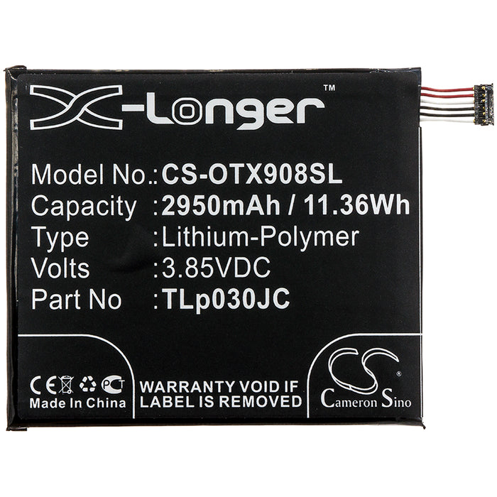 Alcatel 3C 3C Dual SIM 3C Dual SIM 3G 3V TD-LTE A3A XL 3G A3A XL 4G One Touch A3 XL One Touch A3 XL Dual SIM OT-5099A Mobile Phone Replacement Battery-3