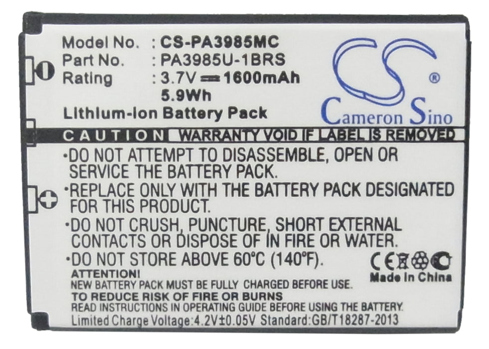 Toshiba Camileo X200 Camileo X400 Camileo X416 HD Camera Replacement Battery-5