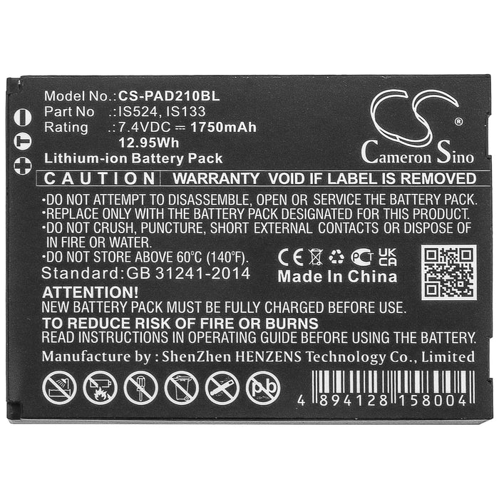 PAX D210 Payment Terminal Replacement Battery-3