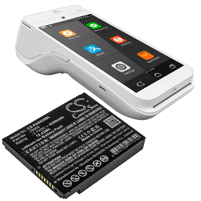 Pax A920 Payment Terminal Replacement Battery-6