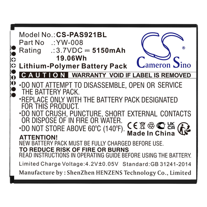 Pax A920 Pro Payment Terminal Replacement Battery