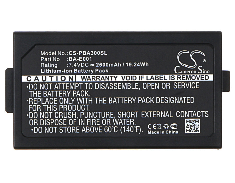 Brother PT-E300 PT-E500 PT-E550W PT-H300 PT-H300LI PT-H500LI P-touch H300 LI PT-P750W 2600mAh Printer Replacement Battery-5