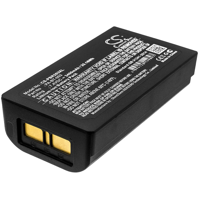 Brother RJ-2030 RJ-2050 RJ-2140 RJ-2150 3400mAh Replacement Battery-main