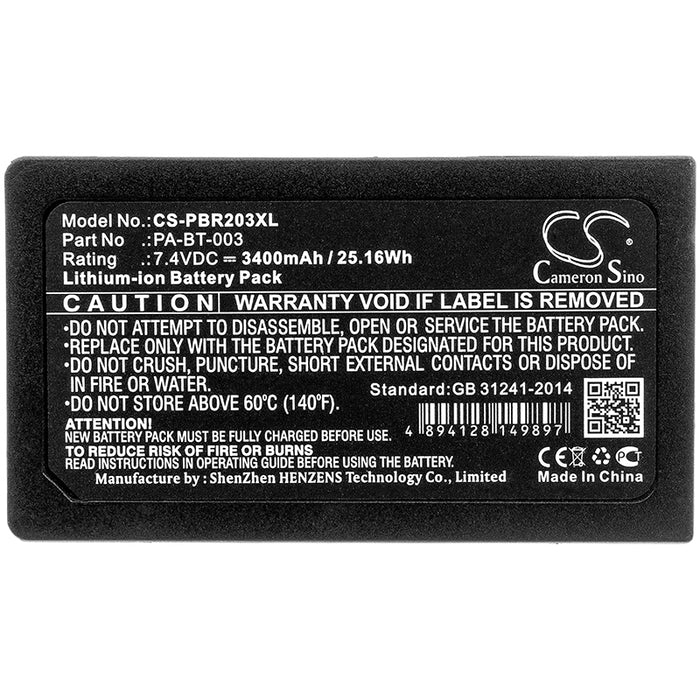 Brother RJ-2030 RJ-2050 RJ-2140 RJ-2150 3400mAh Printer Replacement Battery-3