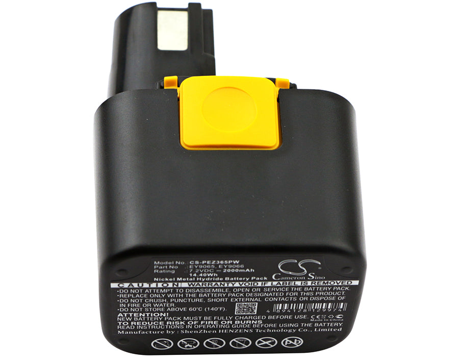 Panasonic EY3653 EY3653CQ EY3654 EY3654CQ 2000mAh Replacement Battery-3