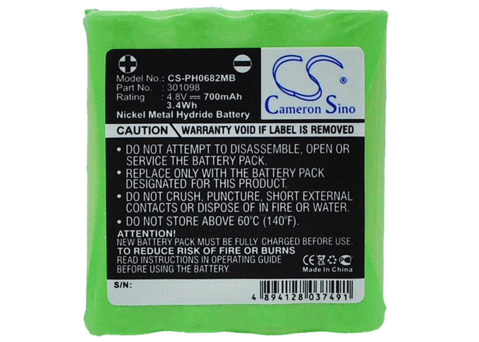 Philips CE0682 CE06821 MBF8020 Baby Monitor Replacement Battery-5
