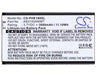 Philips CTE180BK CTE180BK 00 CTX1560 CTX5500 E181 X1560 X1561 X5500 Xenium E180 Xenium E181 Xenium X1560 Xenium X1561 Mobile Phone Replacement Battery-5