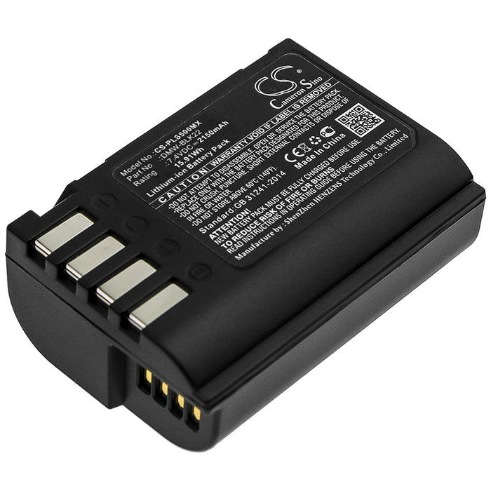 Panasonic Lumix DC-S5 Lumix DC-S5K Lumix G 2150mAh Replacement Battery-main