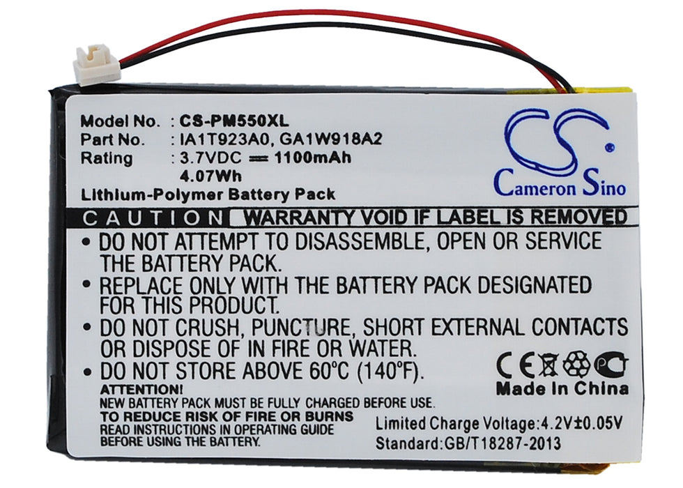 Palm M550 Tungsten T1 Tungsten T2 Tungsten T3 Zire 31 Zire 71 Zire 72 Zire 72s 1100mAh PDA Replacement Battery-5