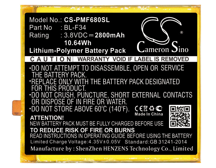 Phicomm F680L Freecomm 2S Replacement Battery-main