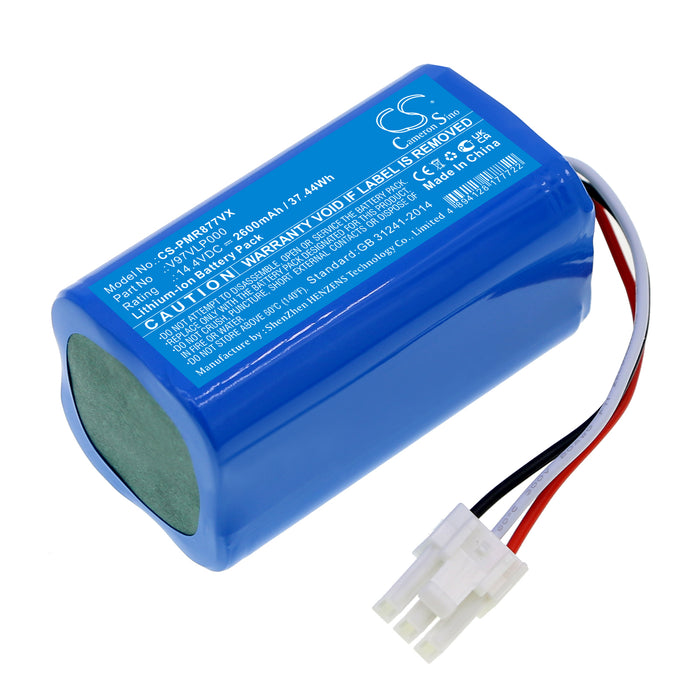 Panasonic 8R56E 8R76D MC-6RB75 MC-8R76C MC-RS563 MC-RS877 RS767 WRC76 WRD63 Vacuum Replacement Battery