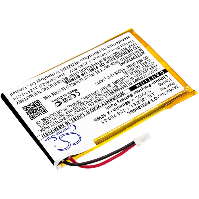 Sony PRS-300 PRS-300BC PRS-300RC PRS-300SC eReader Replacement Battery-2