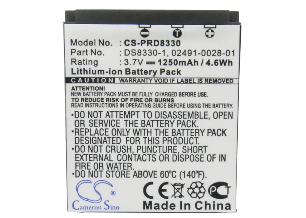 Vivitar DP8300 DP8330 Vivicam 7410 Vivicam 8300s Vivicam 8330 Vivicam 8600 Vivicam 8600s Vivicam v 8300s Vivicam x30 Vivica Camera Replacement Battery-5