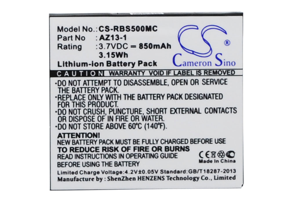 Xiaoyi AZ13-1 AZ13H YDXJ01XY Replacement Battery-main