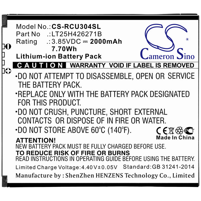 AT&T RADIANT Core U304AA Mobile Phone Replacement Battery-3