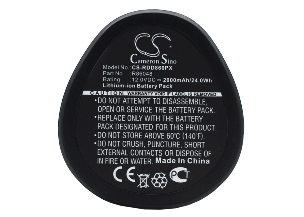 Ridgid AC82049 AC82059 Jobmax R82005 R8200 2000mAh Replacement Battery-main