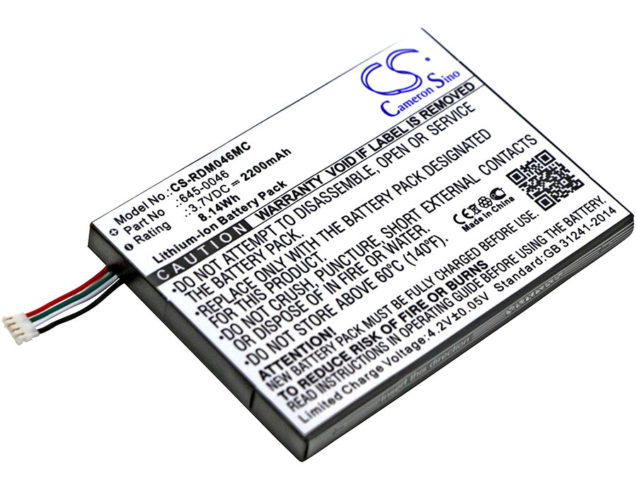 Red Digital Cinema REDmote Replacement Battery-main