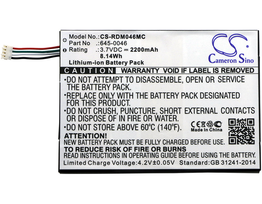 Red Digital Cinema REDmote Camera Replacement Battery-3