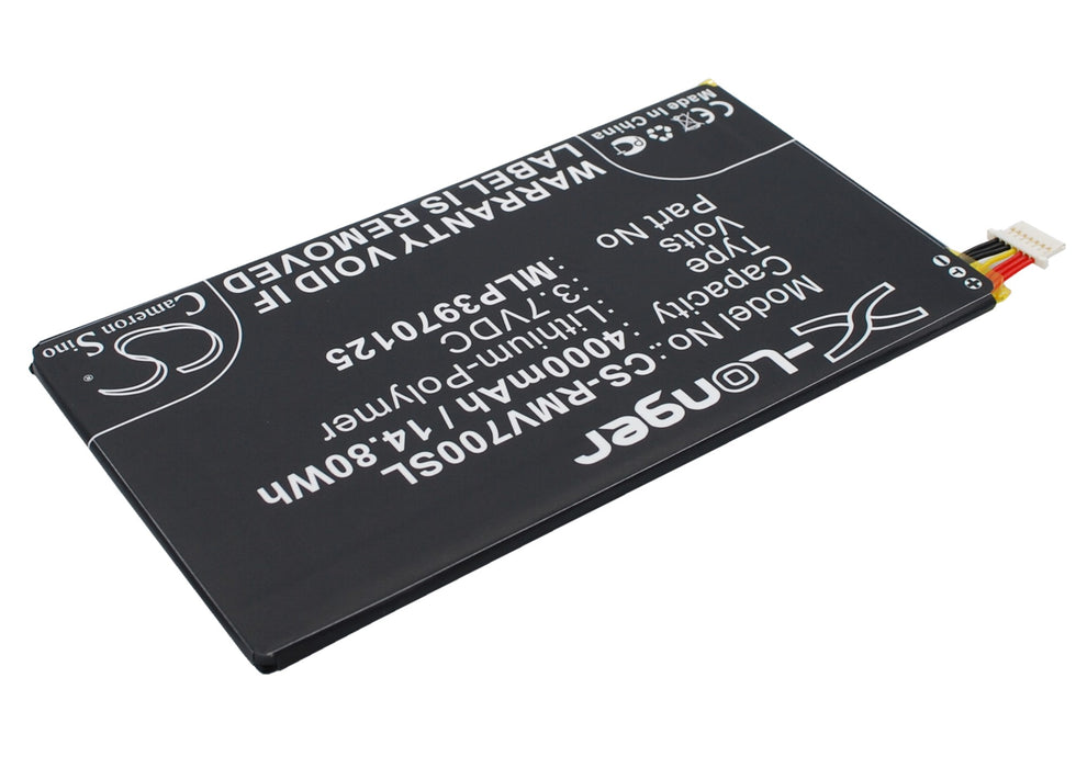 Verizon Elipsis QMV7A 7in Elipsis QMV7B Ellipsis MV7A Ellipsis QMV7A 8GB Mobile Phone Replacement Battery-3