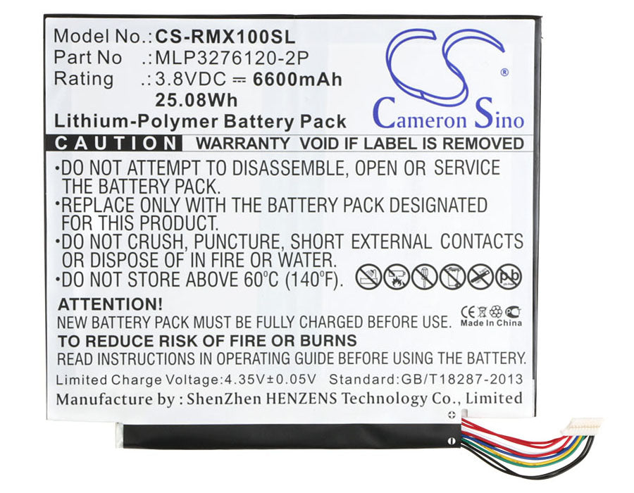 Verizon Ellipsis 10 Ellipsis 10 16GB Ellipsis 10 XLTE QTAIR7 Tablet Replacement Battery-5