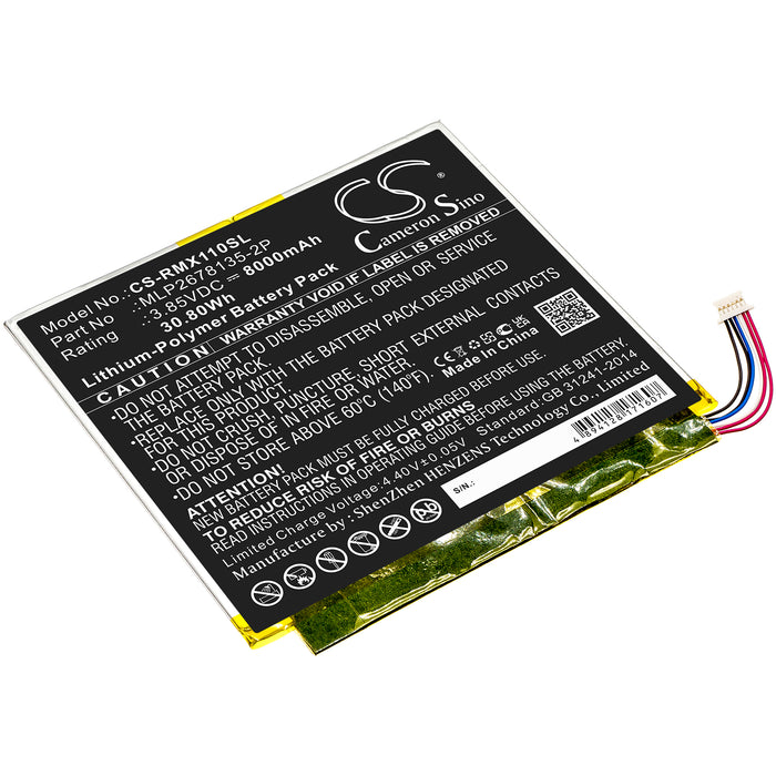 Verizon Ellipsis 10 HD Ellipsis 10 inch 32GB HD 4G Replacement Battery-main