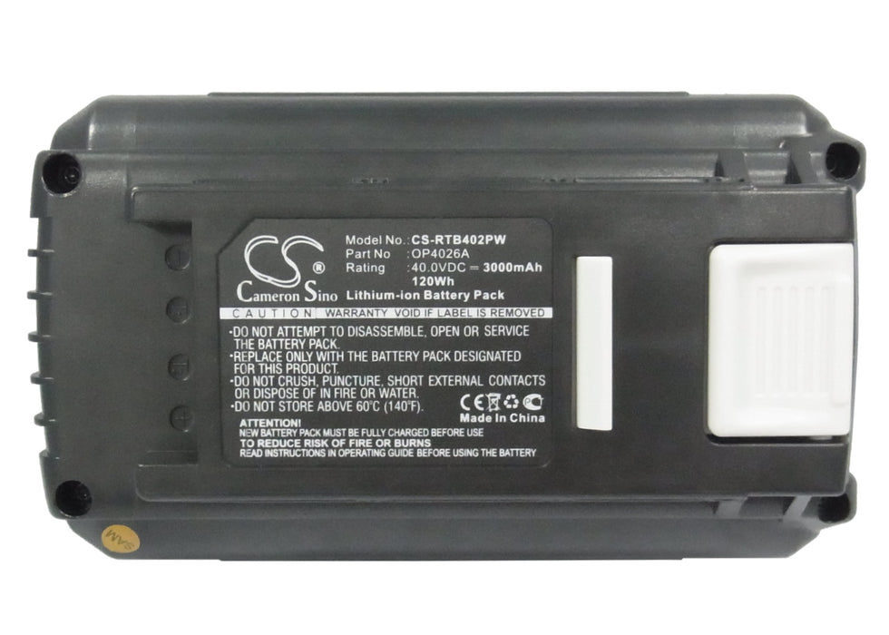 Ryobi 40V 14 IN Brushless Chain Saw 40V 20 3000mAh Replacement Battery-5