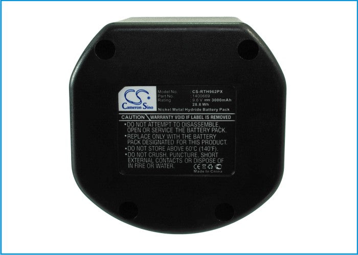 Ryobi CTH962K HP961 HP961K HP962 RY961 SA9 3000mAh Replacement Battery-5