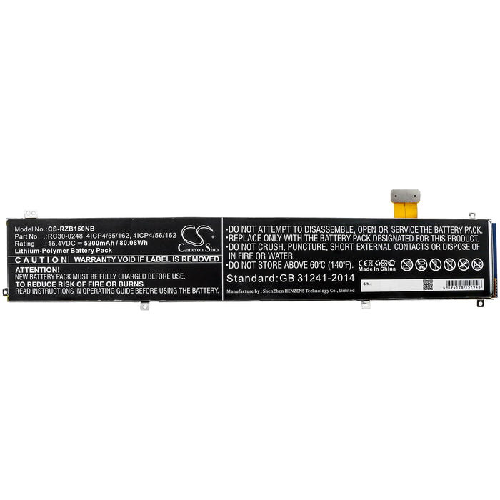 Razer Blade 15 Blade 15 1070 GTX 2018 Blade 15 2018 Blade 15 2018 512GB 144Hz Blade 15 Advanced Blade 15 Advan Laptop and Notebook Replacement Battery-3