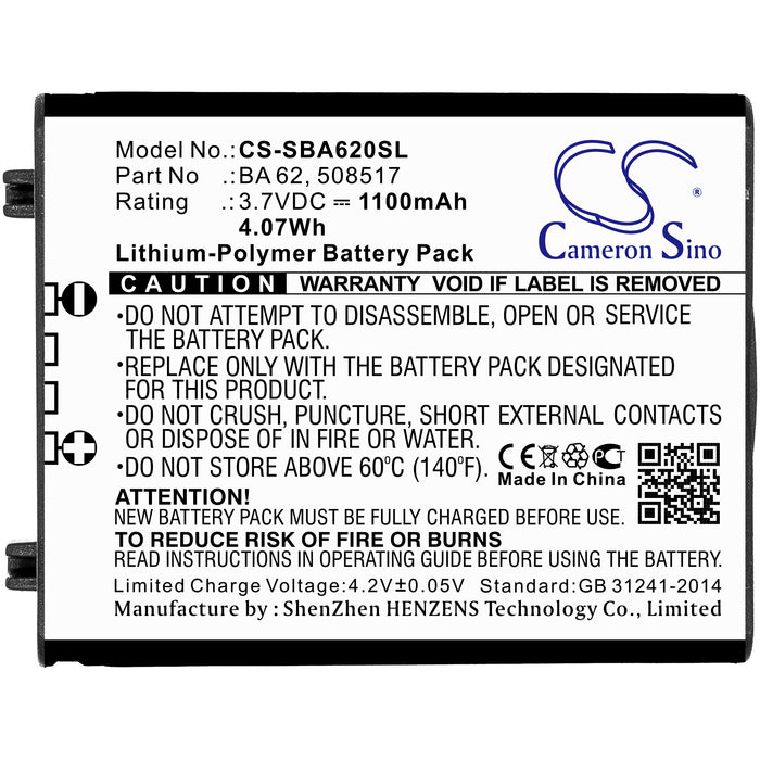 Sennheiser L 6000 LM 6062 SK 6212 SK 6212 bodypack wireless tran Headphone Replacement Battery-3