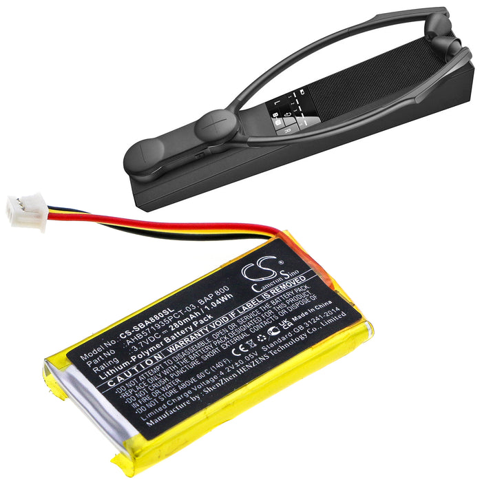 Sennheiser Flex 5000 RS 5000 Set 880 Wireless Headset Replacement Battery-6