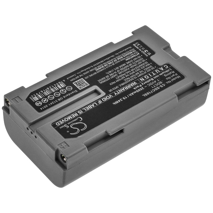 Topcon RC-5 Total Station GM-52 2600mAh Replacement Battery-2