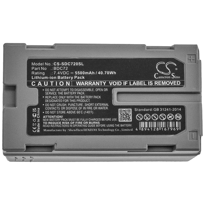 Sokkia 3D Layout Navigator LN-150 Pipe Las 5500mAh Replacement Battery-5