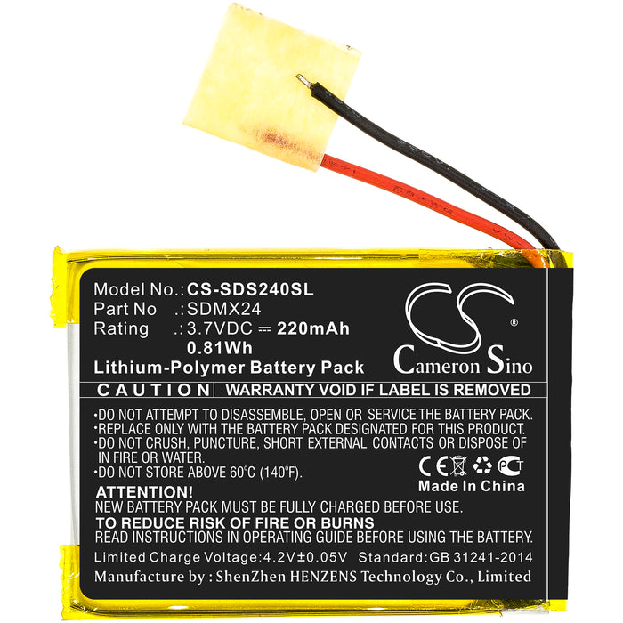 Sandisk Sansa Clip Sport Media Player Replacement Battery-3