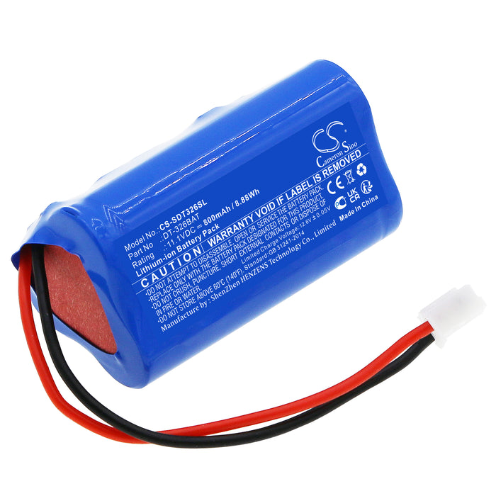 Shimpo DT-326B DT-326B Strobe Vacuum Replacement Battery